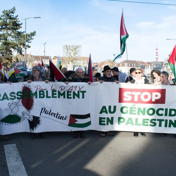 Solidarité Palestine - Manifestation Lens - Photo : Chris Photo