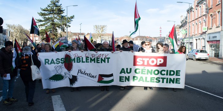 Solidarité Palestine - Manifestation Lens - Photo : Chris Photo