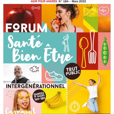 Affiche Forum santé de Angres 2022