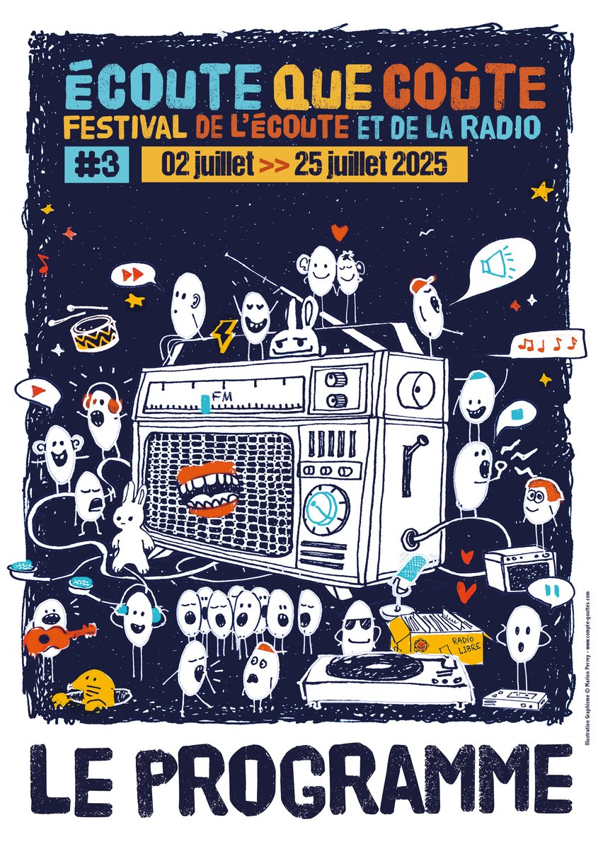 ECOUTE QUE COUTE programme A5 - 4 pages
