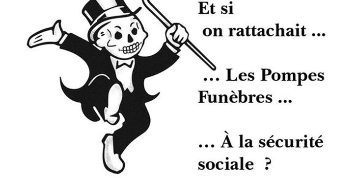 Vignette collectif pour une sécurité sociale de la mort