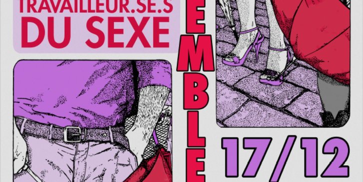 Affiche - Journée mondiale contre les violences faites aux travailleurs et travailleuses du sexe - Rassemblement à Lille - 17 décembre 2022
