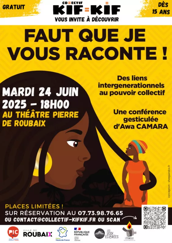 le-collectif-kifkif-vous-invite-a-decouvrir-faut-que-je-vous-raconte-une-conference-gesticulee-de-awa-camara