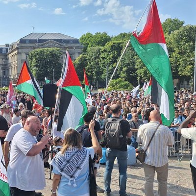 rassemblement gaza lille